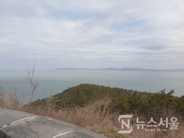 심청각에서 바라본 장산곶