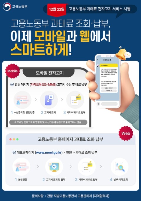 고용노동부, 과태료 조회·납부 이제 ...