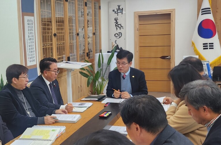 윤건영 충북교육감, 겨울방학 앞두고 ...