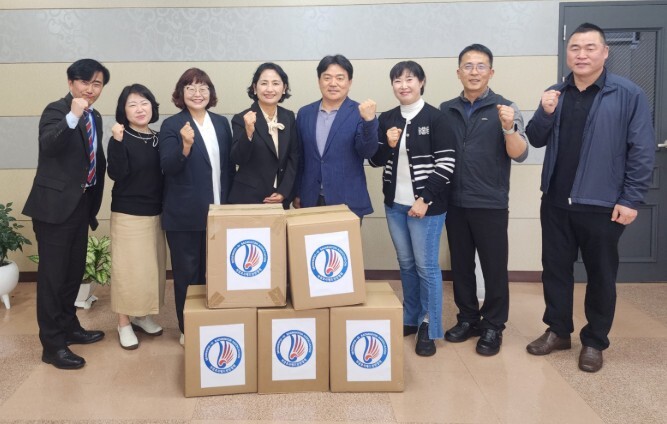 서귀포시교육지원청, 재활용 셔틀콕 나...