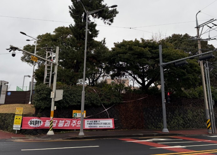 제주시교육지원청, 제주여중 정문 인근...