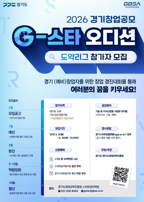 총 상금 5천만 원 창업 경진대회…