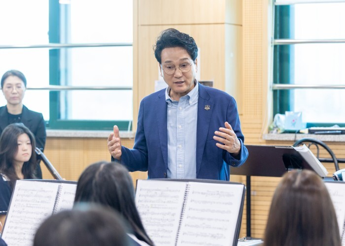 안민석 경기도교육감, 청림중학교에서 ...