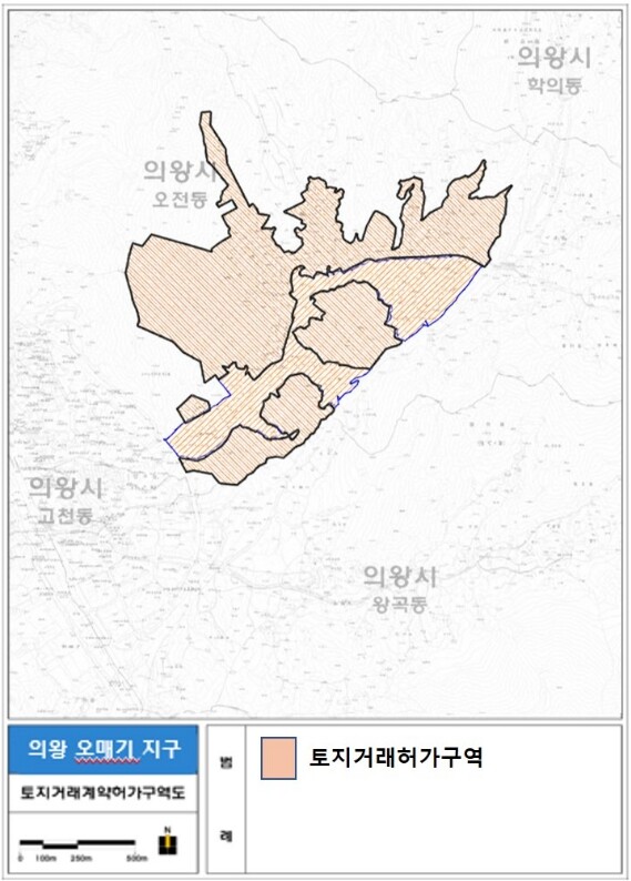 경기도, 의왕 오매기 공공주택지구 토...